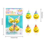 Smiley Emoji Birthday Candles