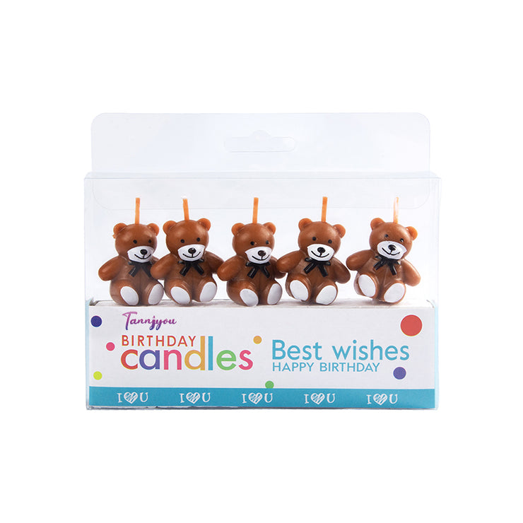 Bear Birthday Candles