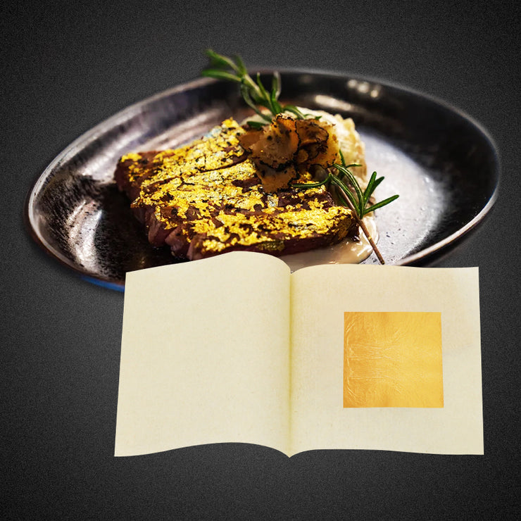 KINNO 24K Edible Gold Foil 2.5 × 2.5cm