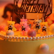 Colorful Bear Birthday Candles