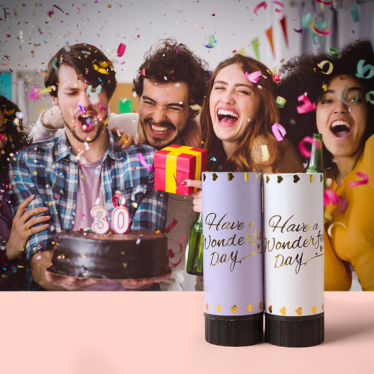 Party Hand Twisted Confetti Firework Tube